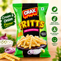 CRAX Fritts Cream & Onion – Corn & Potato Sticks