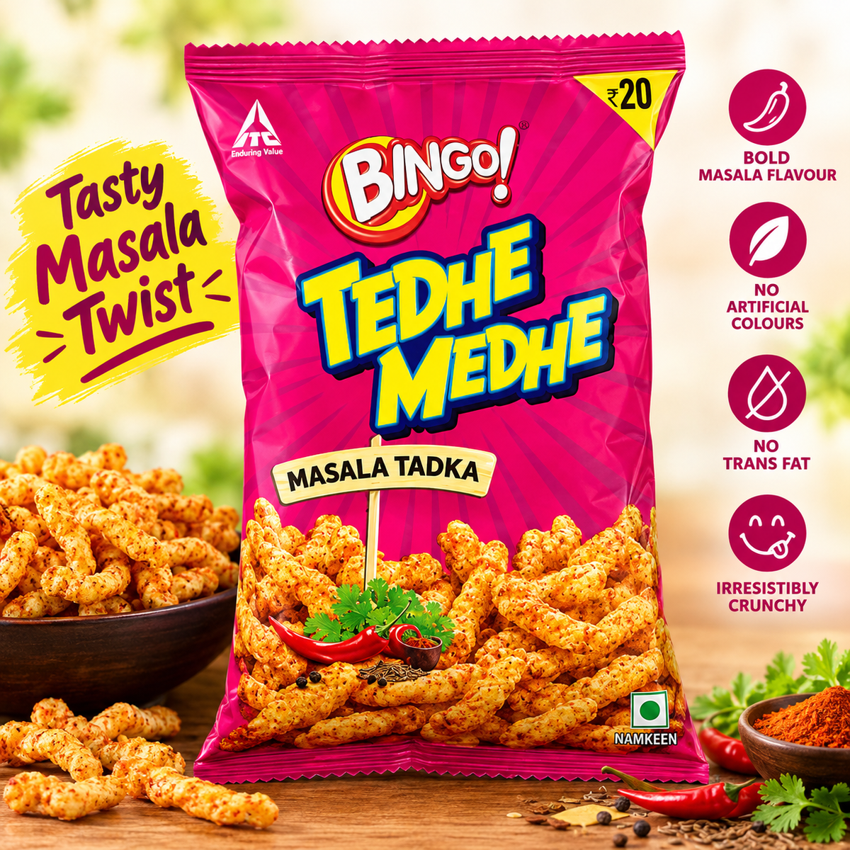 Bingo! Tedhe Medhe Masala Tadka