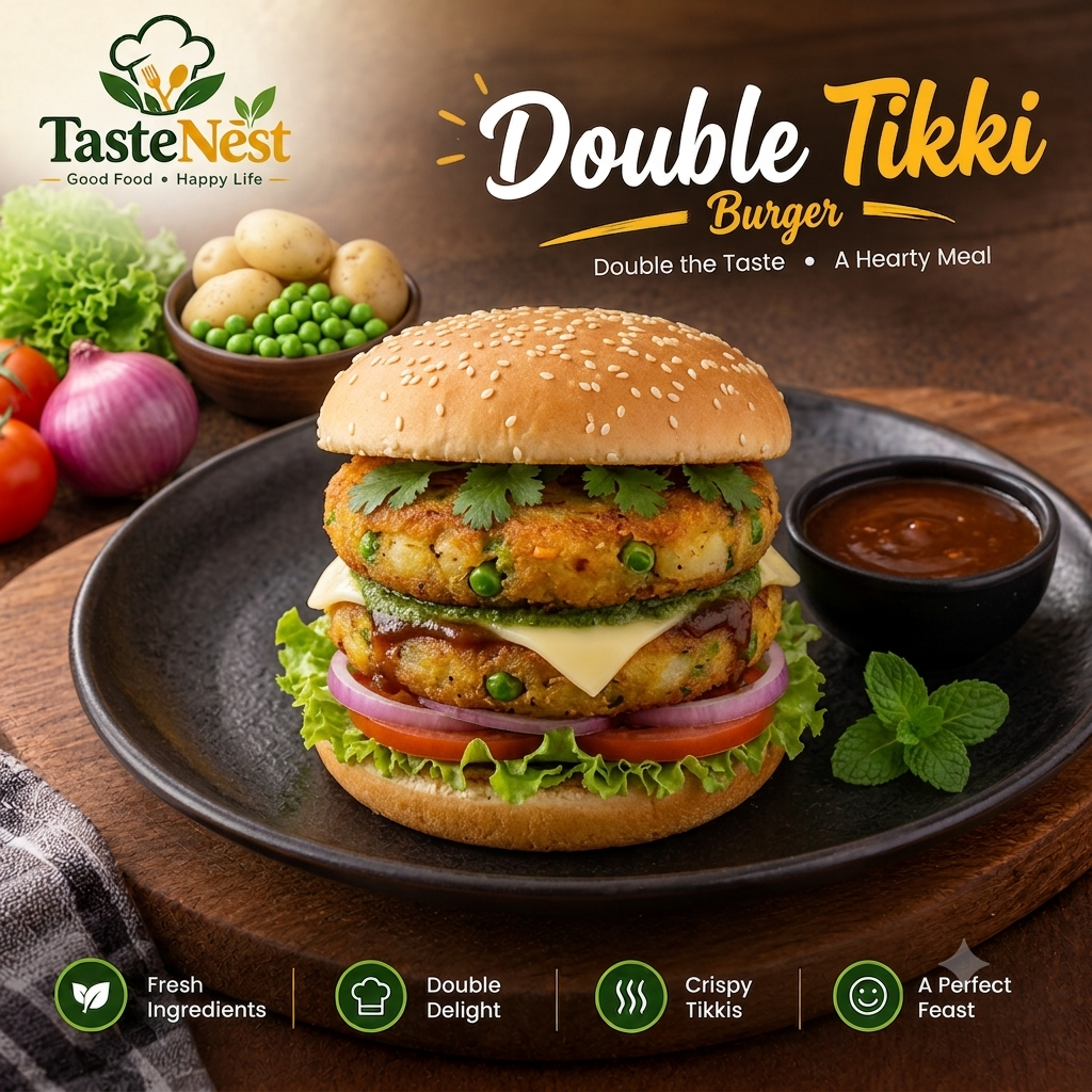 Double Tikki Burger